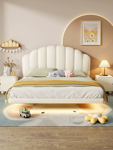 MORNING FOREST Elowen French-Style Natural Wood Princess Crib from MORNING FOREST