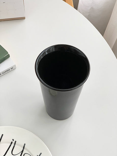 YASUKI Akira Elegant Matte Ceramic Coffee Grip Cup from YASUKI