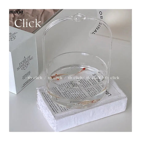 Acrylic Dish Vase from CLICK