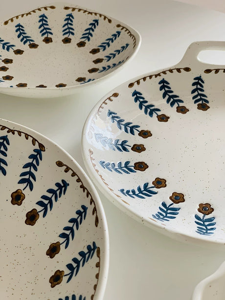 YASUKI Cedric Rustic Glaze Ceramic Bowl from YASUKI
