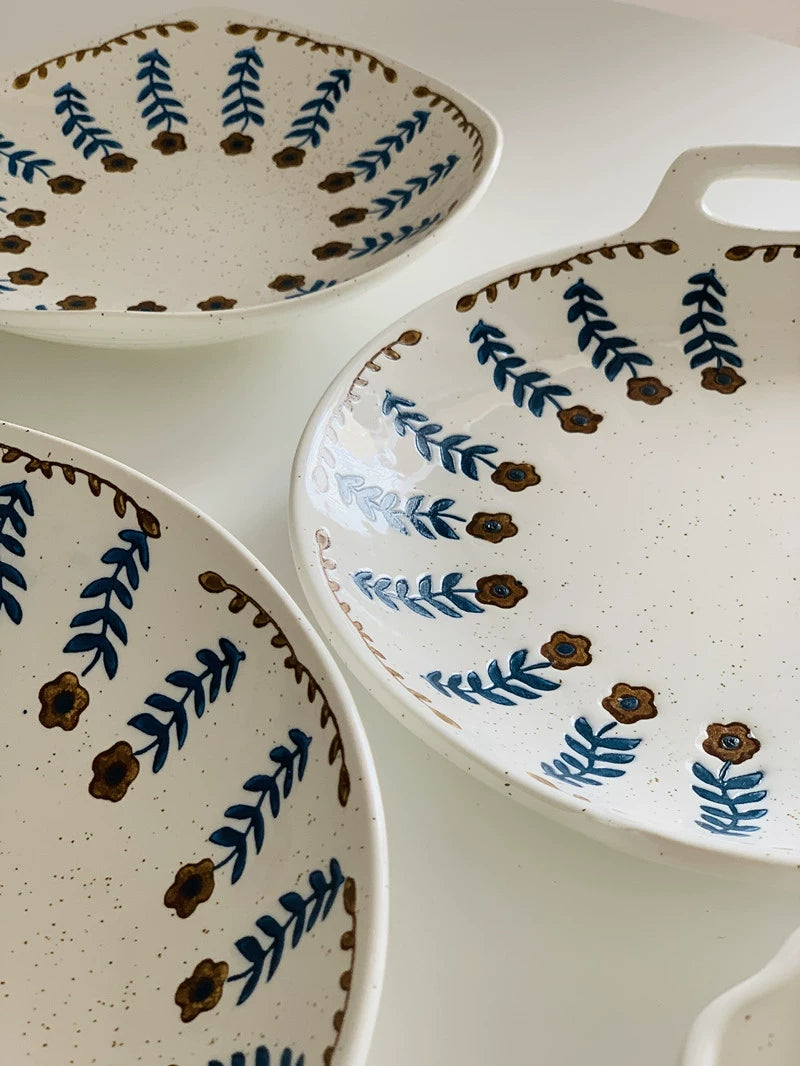 YASUKI Cedric Rustic Glaze Ceramic Bowl from YASUKI
