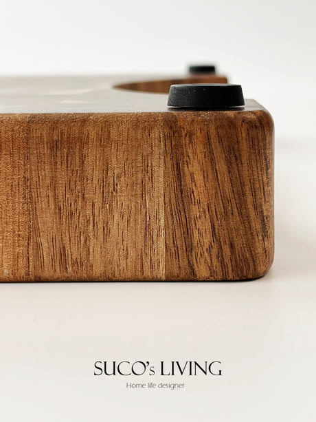 SUCO KhaoLak Rustic Natural Acacia Wood Cutting Board from SUCO