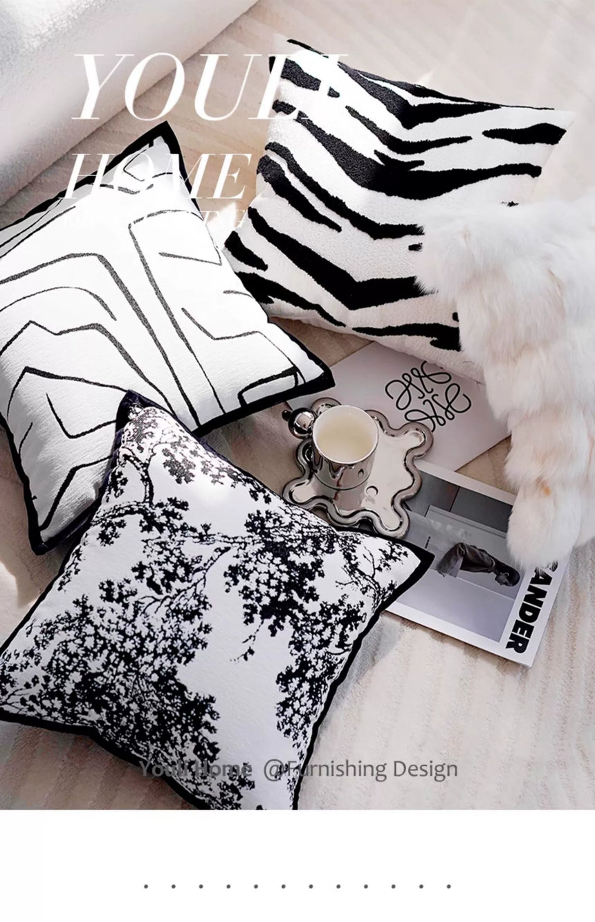 YOULI Theodore Elegant Black Pillowcase Sofa Set from YOULI