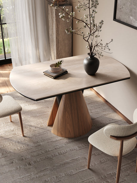 QUANMU Isolde Transformable Elegant Dining Table from QUANMU