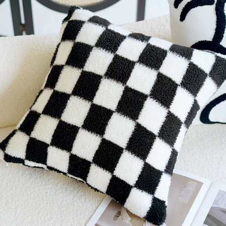 YOULI Benjamin Elegant Minimalist Black and White Sofa Pillow from YOULI