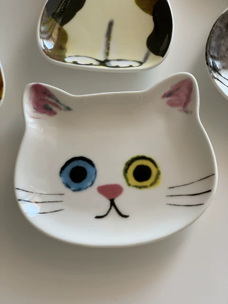 YASUKI Felicity Adorable Ceramic Cat Dish from YASUKI