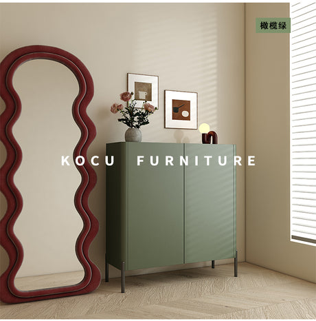 KOCU HOME LORETO Solid Wood Double Door Minimalist Shoecabinet from KOCU HOME