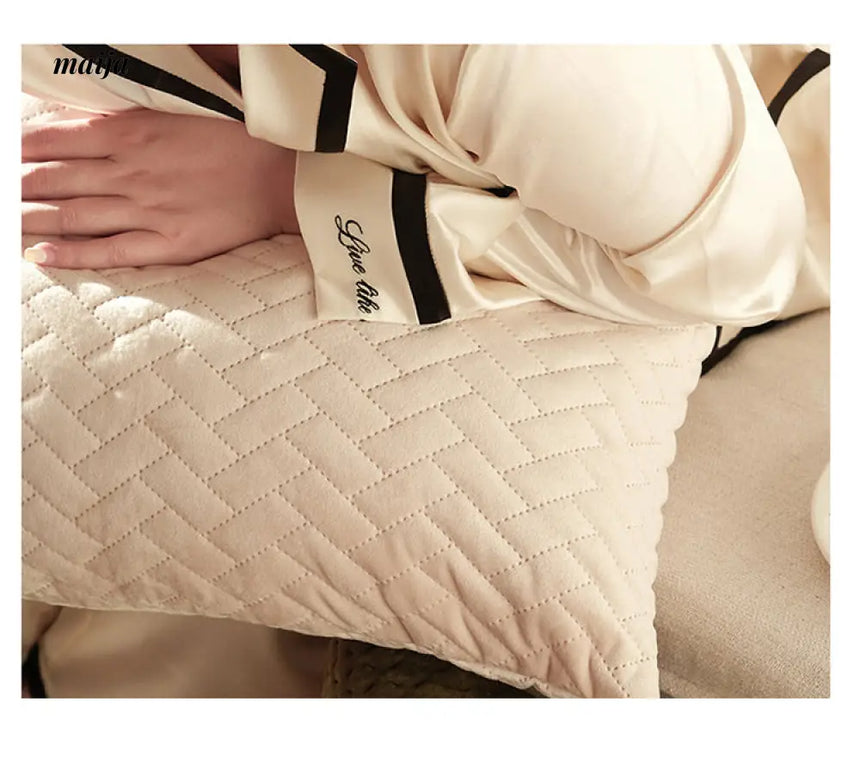 Quilted Pastel Cushions from MUYE