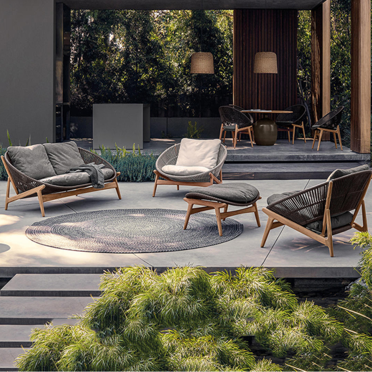 DIME GARDEN Valois Waterproof Sunscreen Outdoor Sofa from DIME GARDEN