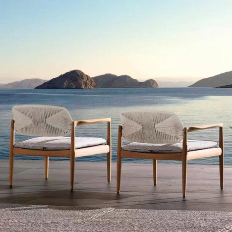 OMONO Marisol Elegant Outdoor Waterproof Rattan Chair from OMONO