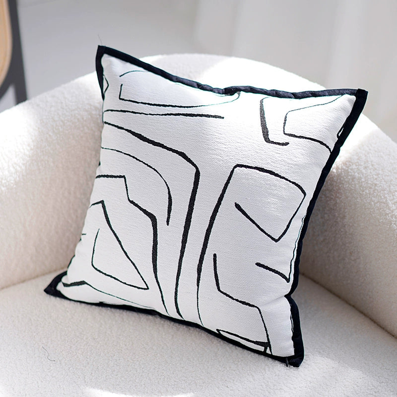 YOULI Theodore Elegant Black Pillowcase Sofa Set from YOULI