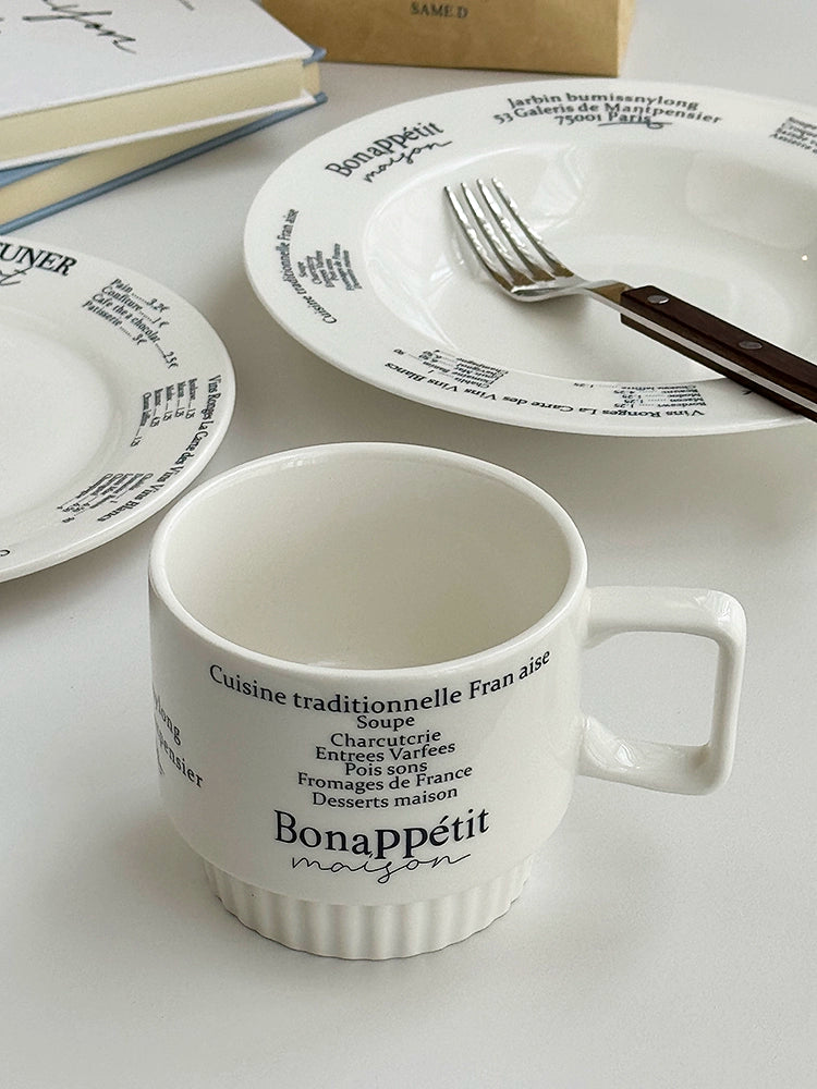 YASUKI Maximilian Retro-Inspired English Letter Cup from YASUKI