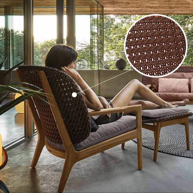 RATTAN SPACE Montpelier Waterproof High Chair with Sun Protection from RATTAN SPACE