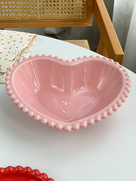 YASUKI Amara Elegant Pink Ceramic Dessert Bowl from YASUKI