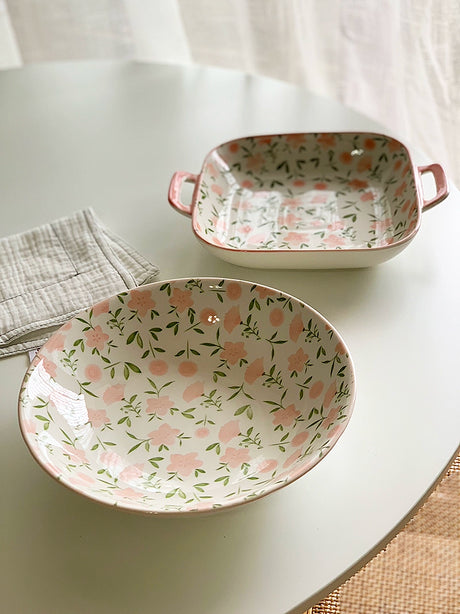 YASUKI Elowen Elegant Floral Design Bowl Set from YASUKI