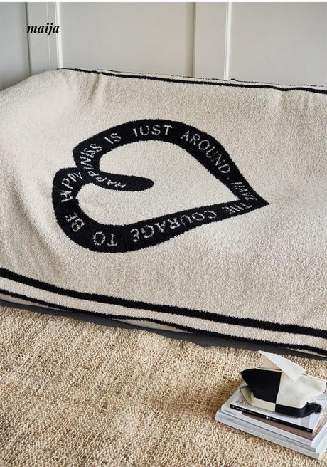 Heart Shaped Blanket from momo's talk