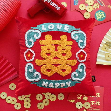 YOULI Seraphina Festive 3D Lion Pillow from YOULI