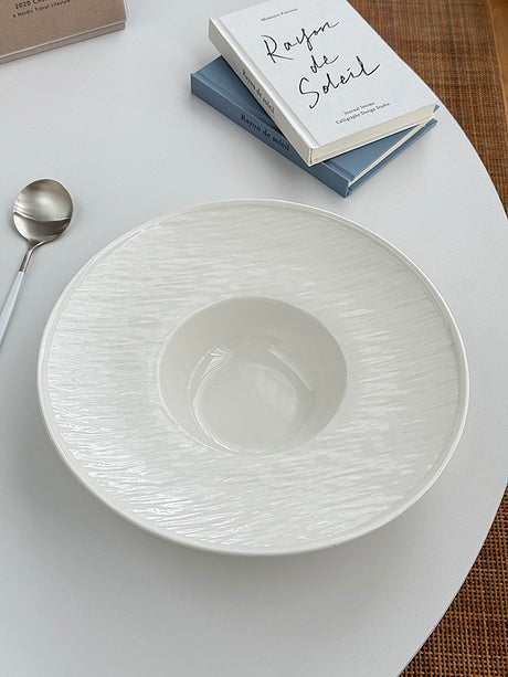 YASUKI Eleanor Elegant Nordic Stoneware Soup Bowl from YASUKI