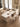 QUANMU Santiago Elegant Rock Plate Cream Style Luxury Dining Table from QUANMU