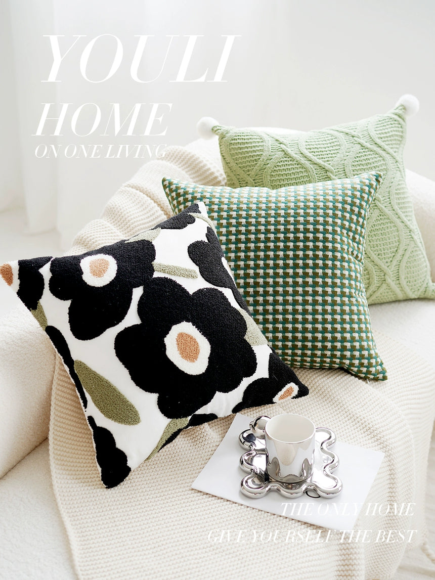 YOULI Arabella Retro Flowered Pillowcase - Light Luxury Style from YOULI