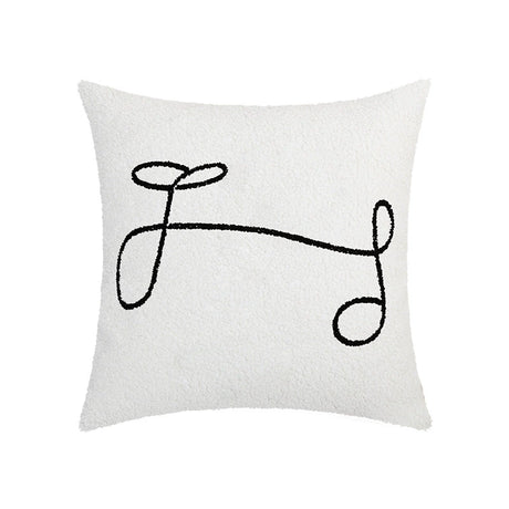 YOULI Oliver Artistic Cream Pillow Sleeve - Nordic Style Sofa Cushion from YOULI
