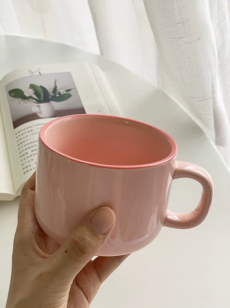 YASUKI Arabella Fuchsia Capacious Ceramic Coffee Mug 300ml from YASUKI