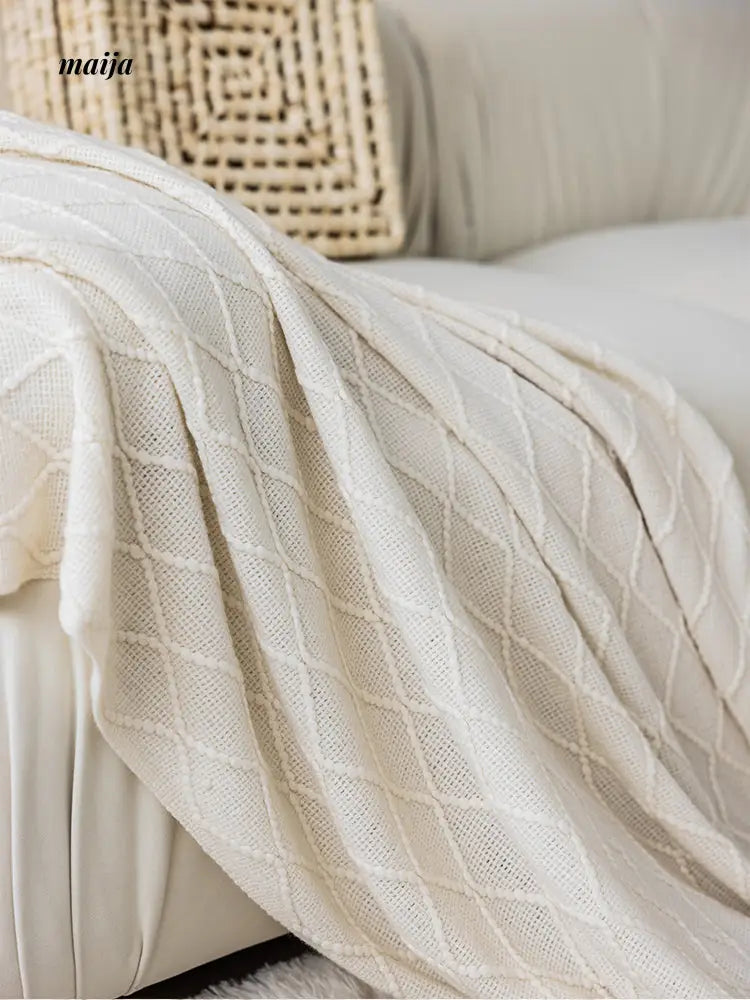 Rhombus Tassel Throws from hellolife