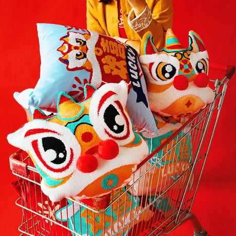YOULI Mei-Ling Festive 3D Lion Pillow Sofa from YOULI