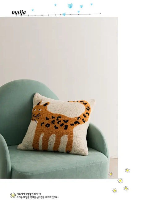 Bored Tiger Throw and Cushion from maija