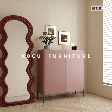 KOCU HOME LORETO Solid Wood Double Door Minimalist Shoecabinet from KOCU HOME