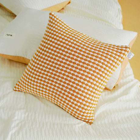 YOULI Santiago Mint Knitted Cozy Pillowcase from YOULI