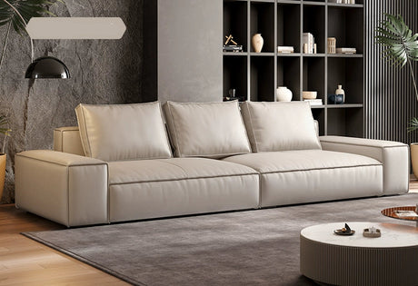FASATI Leonardo Chic Minimalist Leather Sofa from FASATI