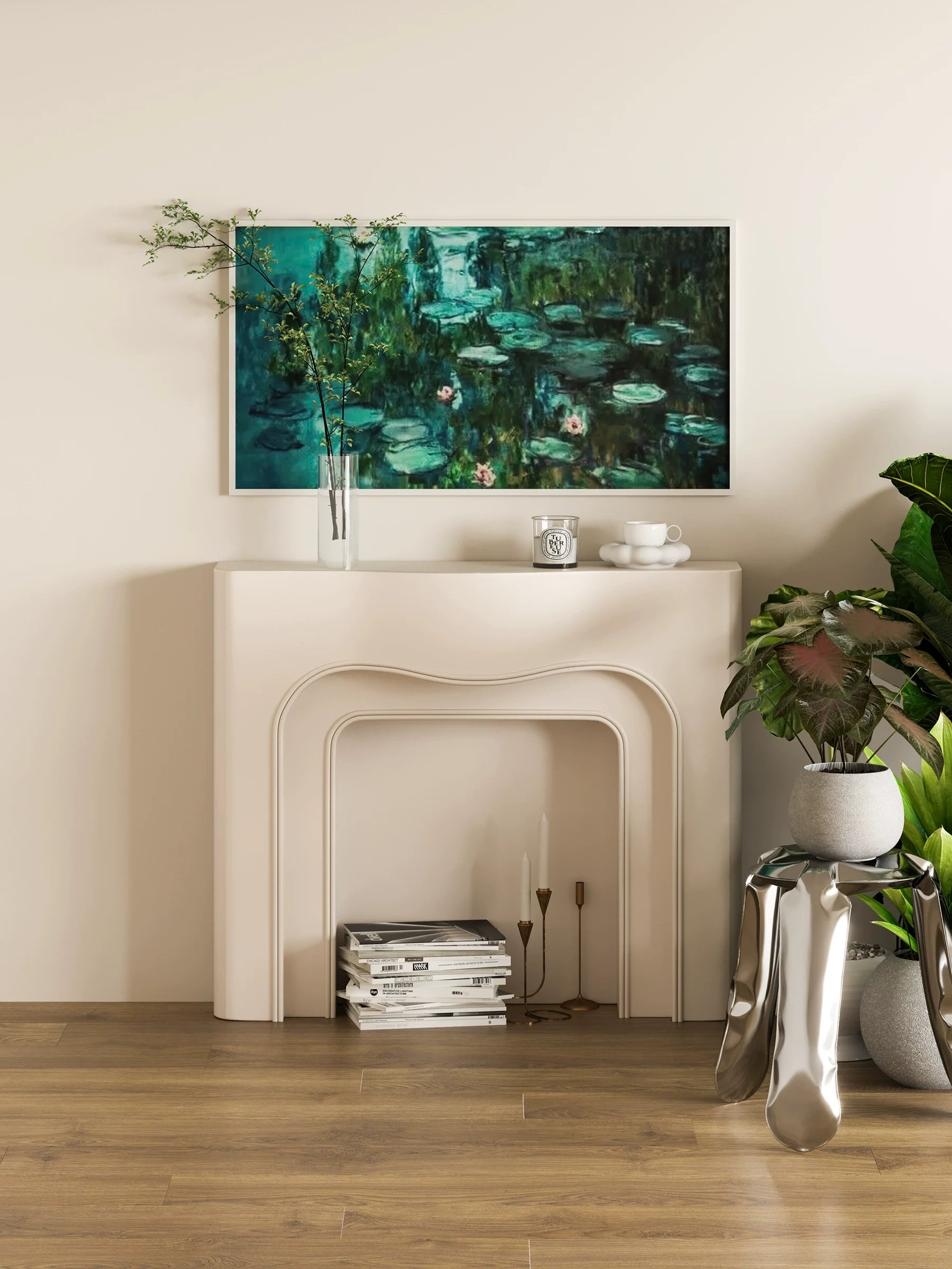 Fireplace Cabinet Console Table from maija