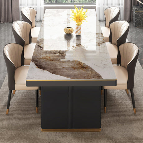 QUANMU Santiago Luminescent Rectangular Luxury Table from QUANMU