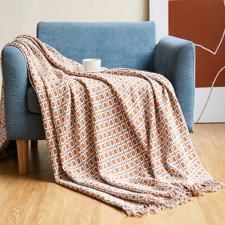 YOULI Marissa Cozy Knitted Air Conditioner Throw Blanket from YOULI