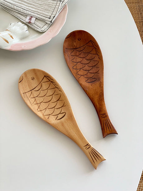 YASUKI Haruto Elegant Wooden Rice Spoon Kitchen Utensil from YASUKI