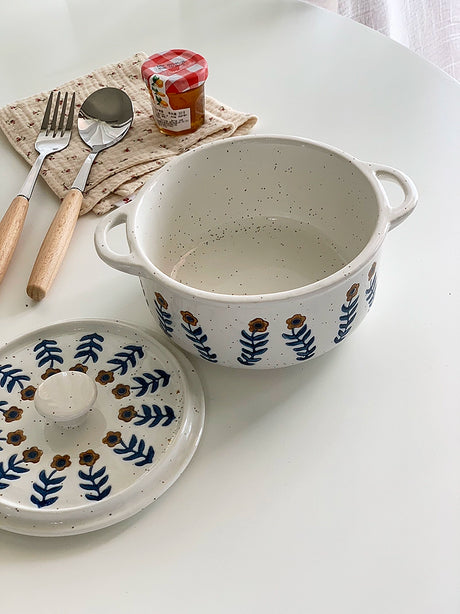 YASUKI Cedric Rustic Glaze Ceramic Bowl from YASUKI