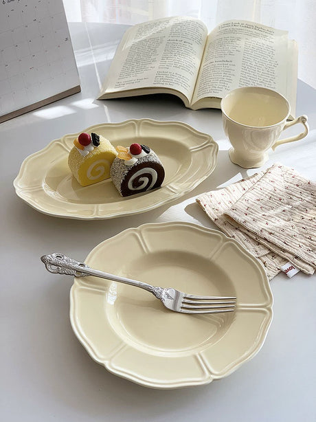 YASUKI Benjamin Elegant Ceramic Salad Plate from YASUKI