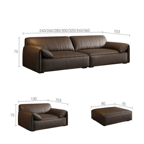 FASATI Eloise Vibrant Soft Cowhide Sofa from FASATI