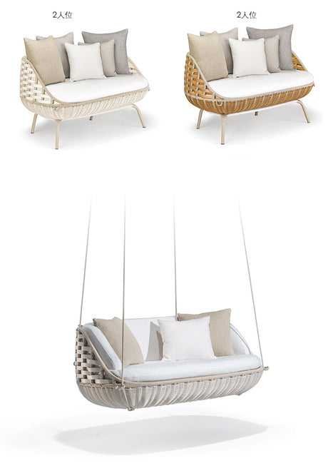 OMONO Pemberton Cozy Stylish Indoor Swing Basket from OMONO