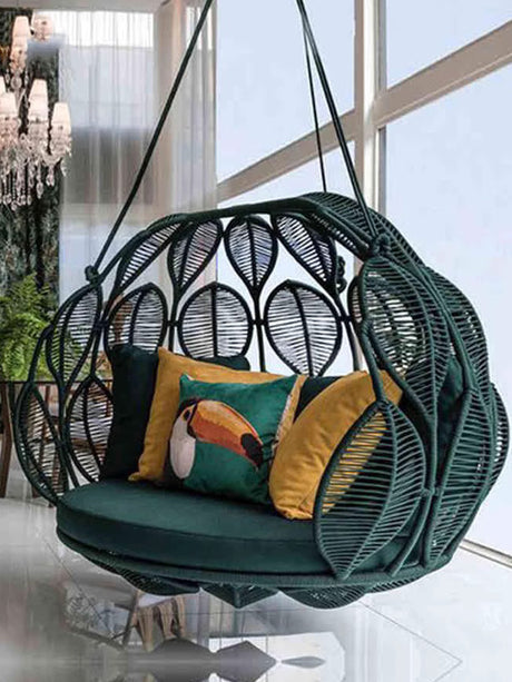 DIME GARDEN Thalia Cozy Elegant Indoor Swing Cradle from DIME GARDEN