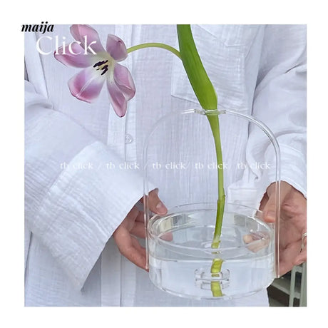 Acrylic Dish Vase from CLICK