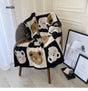 Bear Quilt Style Woven Throw from Luxury Weaving