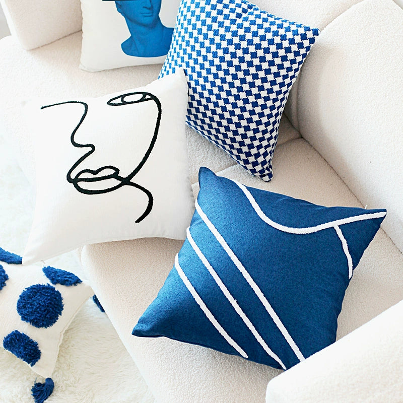 YOULI Evelyn Sleek Blue Sofa Set from YOULI