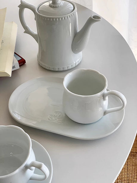 YASUKI Elowen Elegant Retro Ceramic Teapot Set from YASUKI