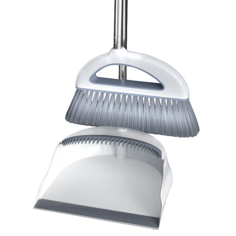 SUCO Akihiko Premium Soft White Japanese Broom Dustpan Set from SUCO