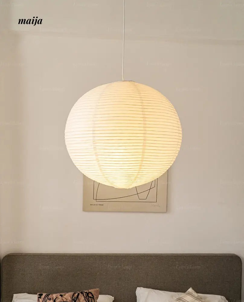 Wind Japanese Paper Lampshade from Lynn's Lamp