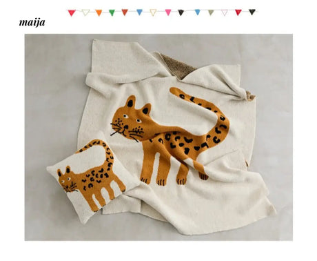 Bored Tiger Throw and Cushion from maija