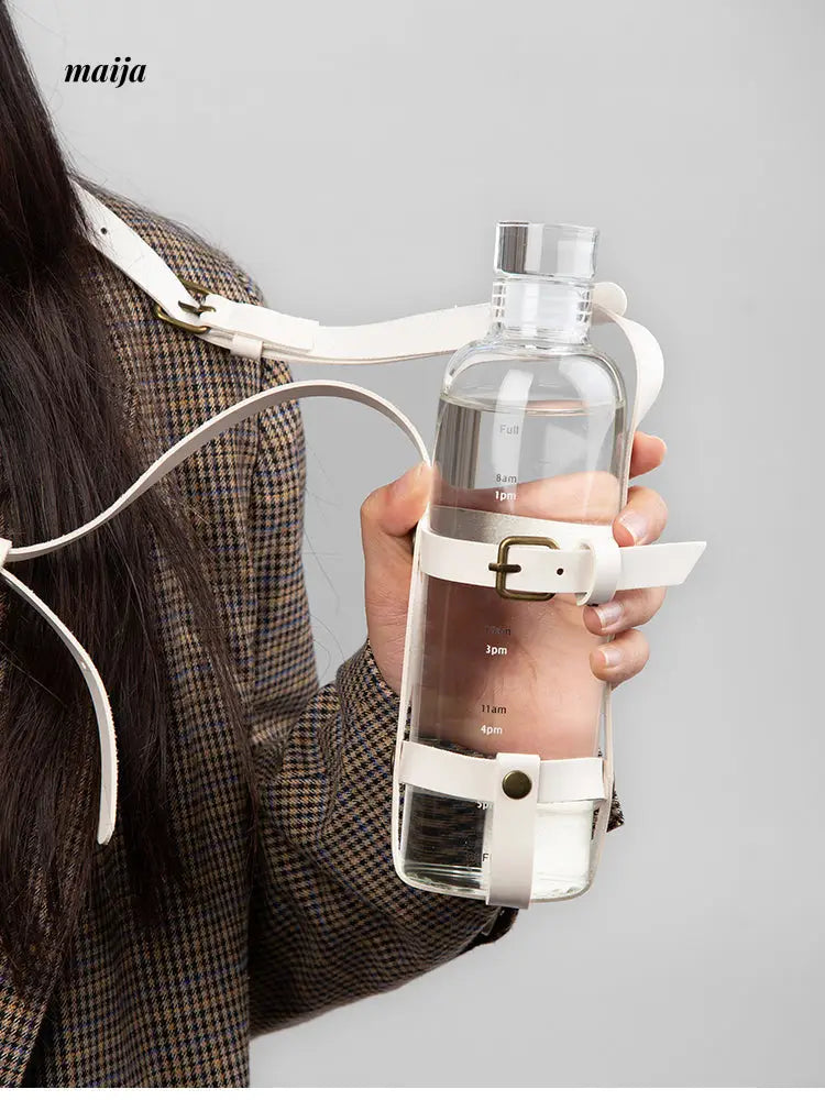 Heat Resistant Glass Water Bottle from maija