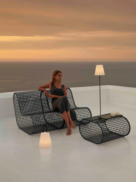 OMONO Lysandra Cozy Rustic Armchair from OMONO